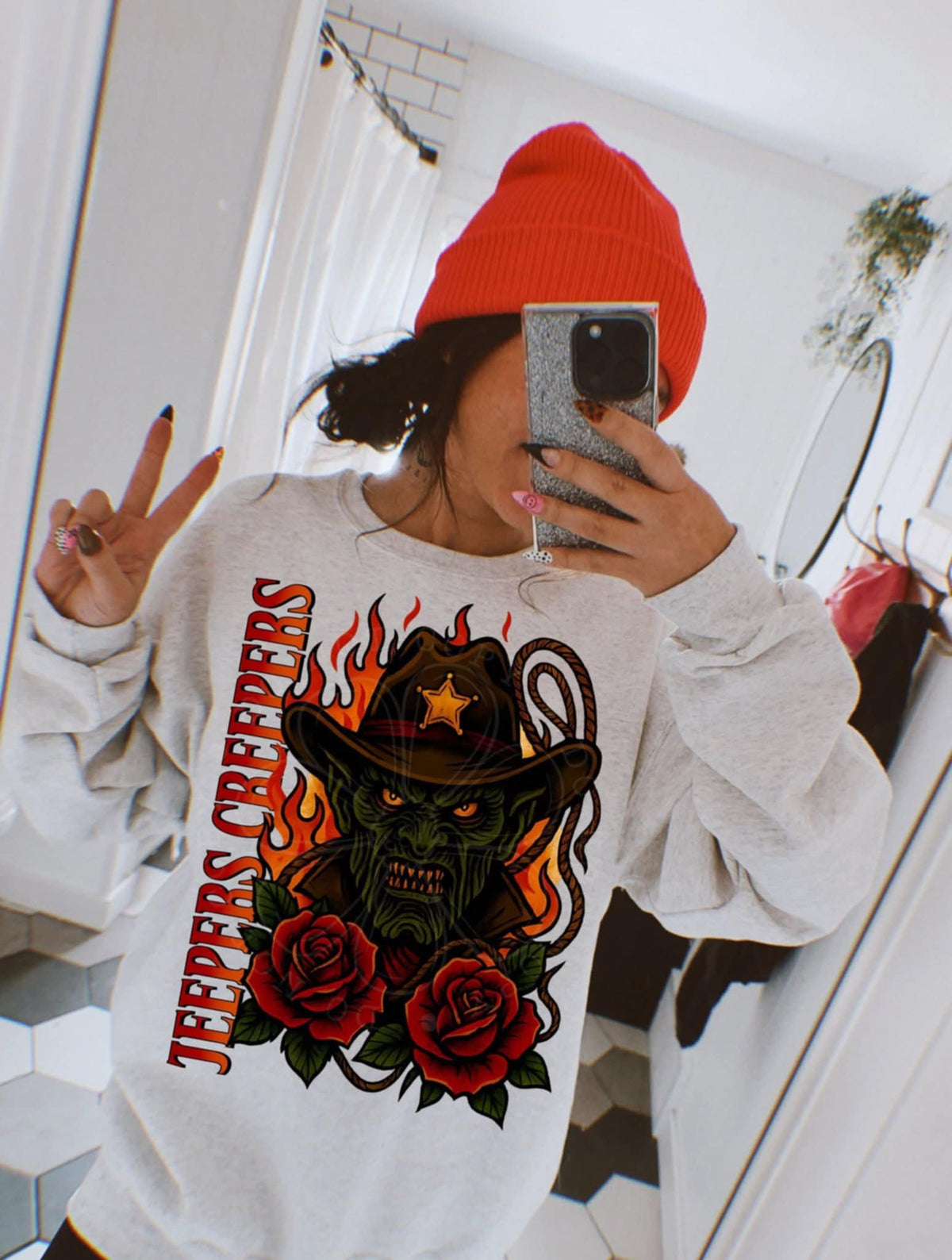 Creepers w/ flames (lyttle) DTF transfer