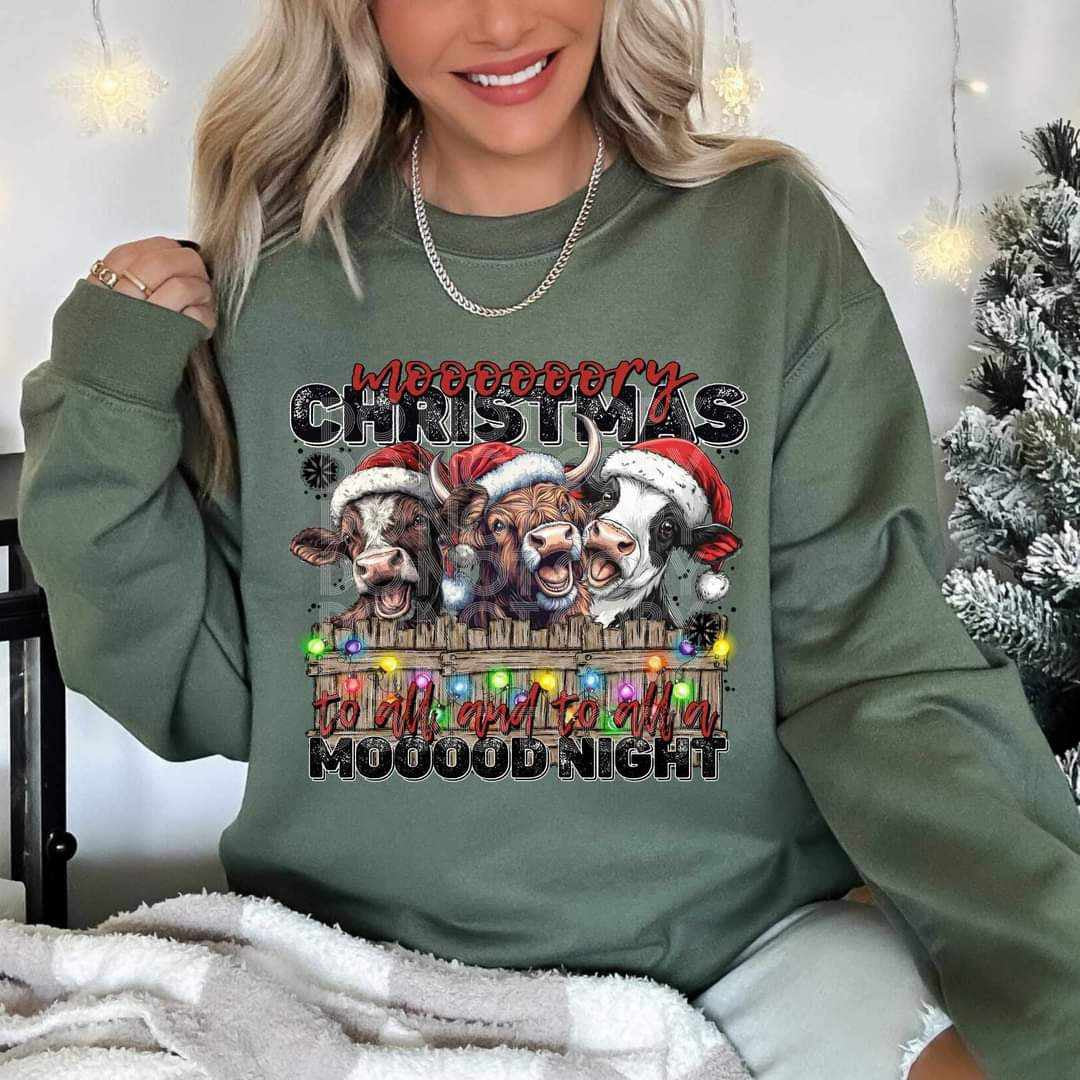 Moooooory Christmas (SSD) 65408 DTF transfer