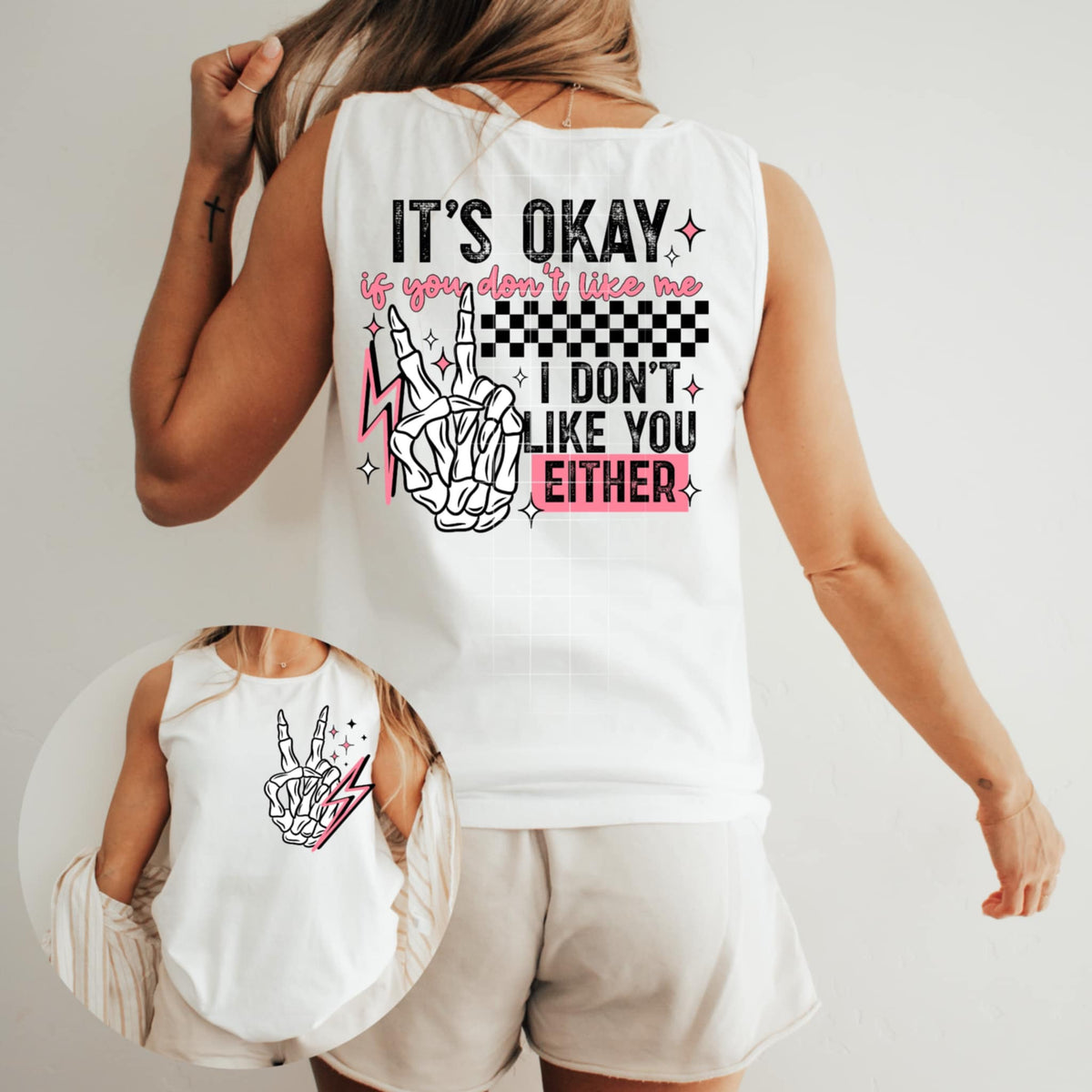 It’s okay if you don’t like me BACK 95690 DTF transfer