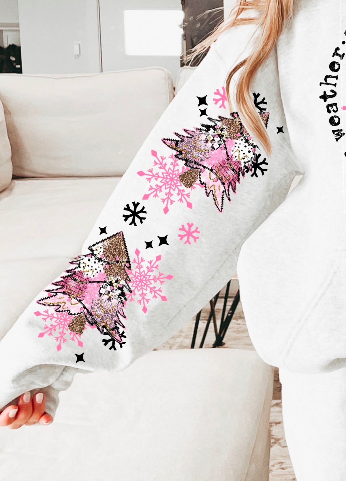 Freezing Season (SET OF TWO SLEEVES) black accents (CSC) DTF Transfer