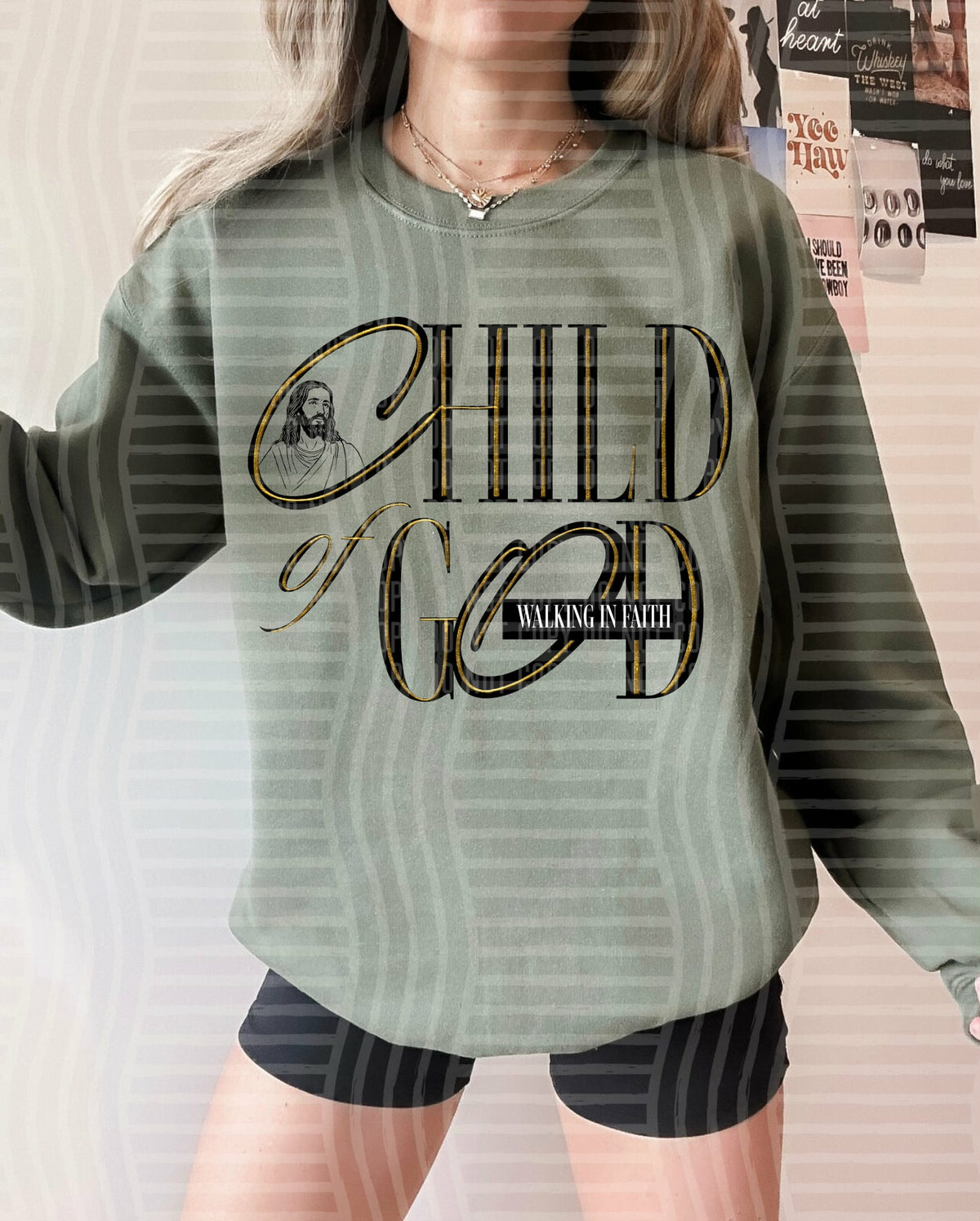 Child of god walking in faith (SSD) DTF TRANSFER