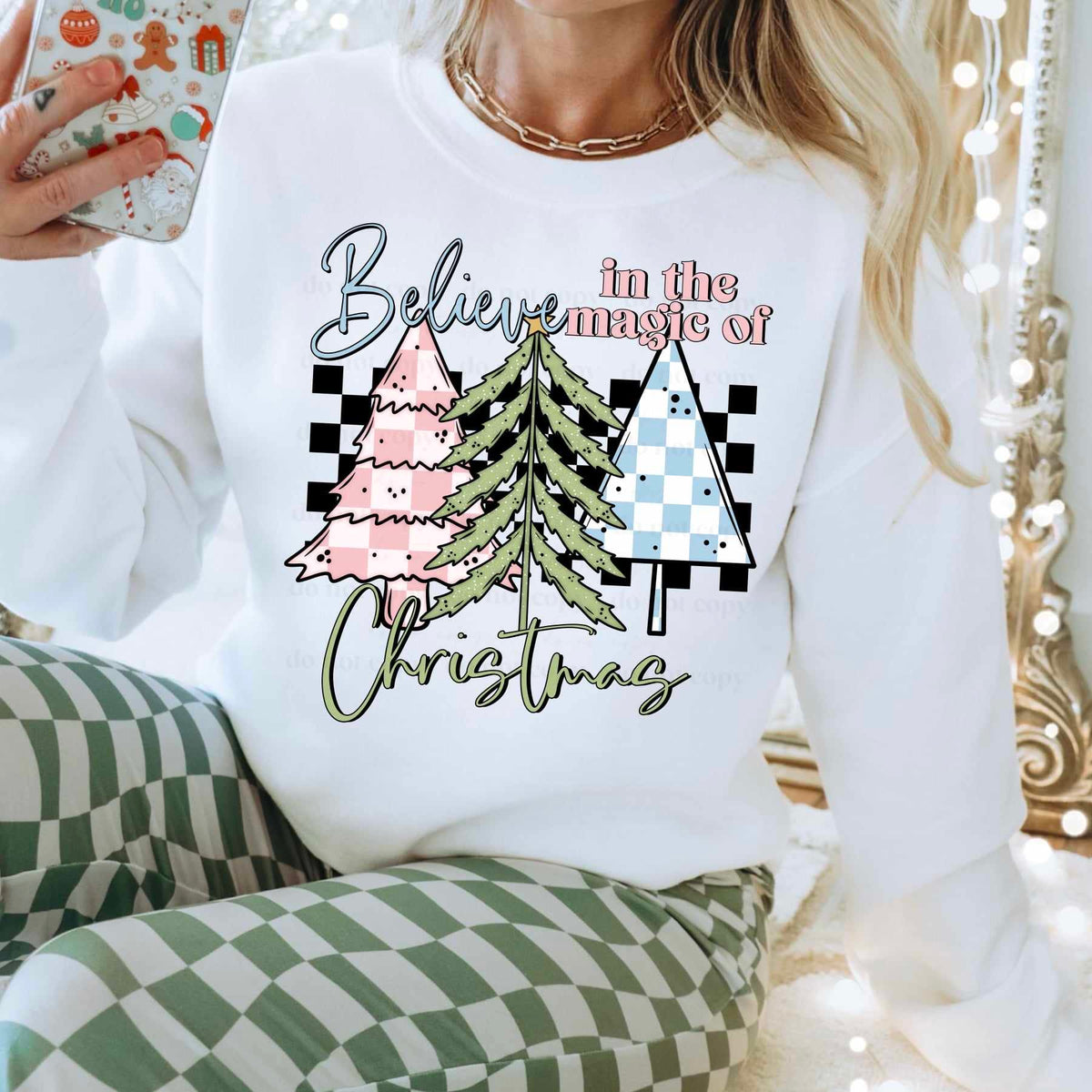 Believe in the magic of Christmas (CSC) 60708 DTF transfer