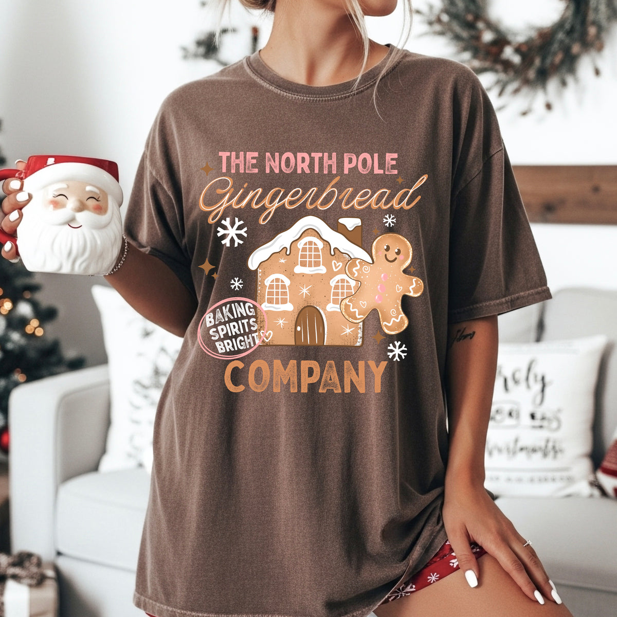 North Pole gingerbread company (CSC) DTF Transfer