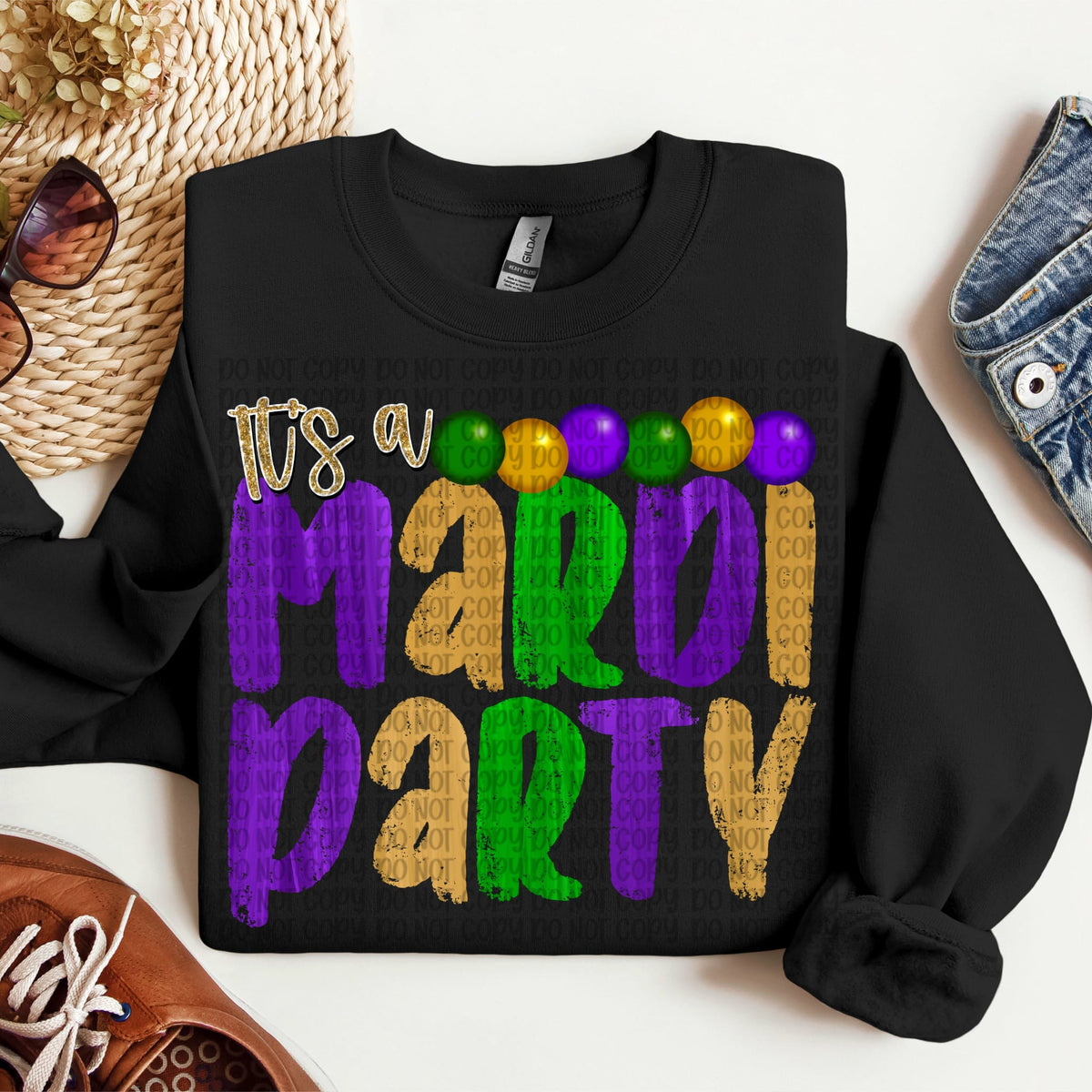 It’s a Mardi party (VP) DTF Transfer