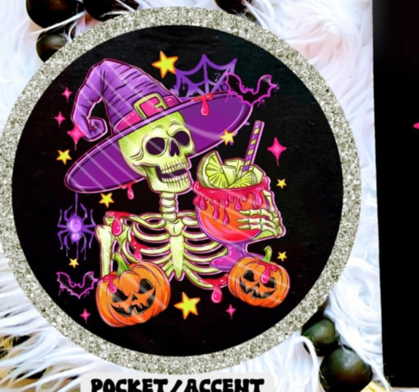 Midnight Marargitas pocket DTF transfer