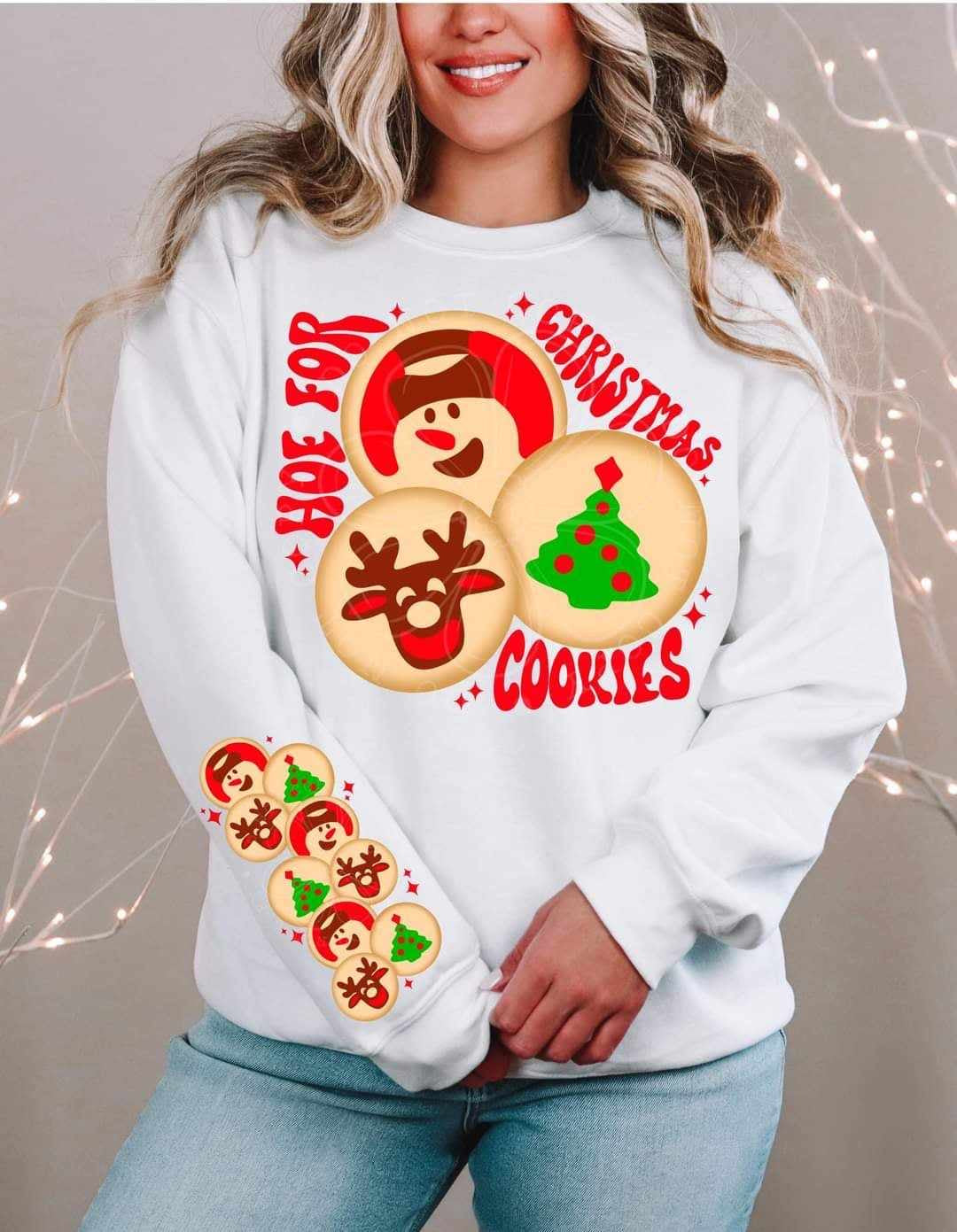 Here for Christmas cookies FRONT (LYTTLE) 64213 DTF transfer