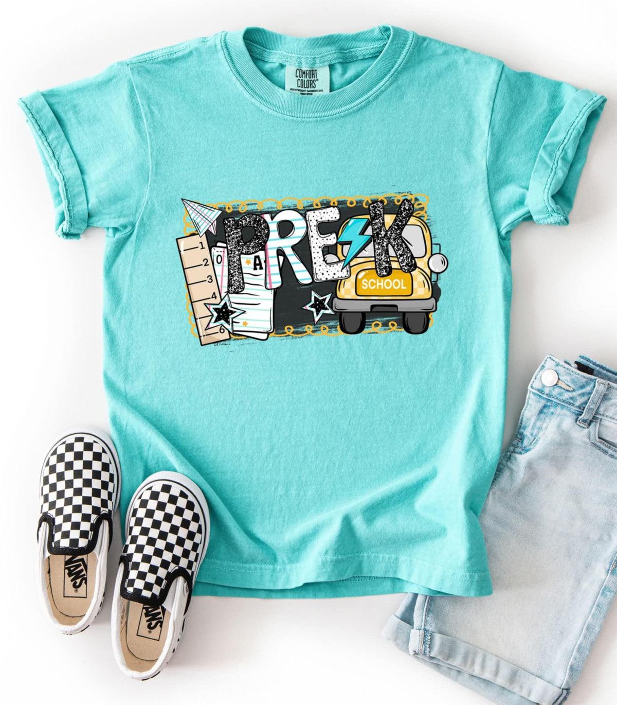 PreK paper and bus (S&G) 107681 DTF transfe