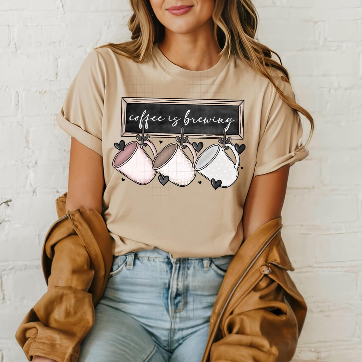 Coffee is brewing (CSC) 87273 DTF transfer