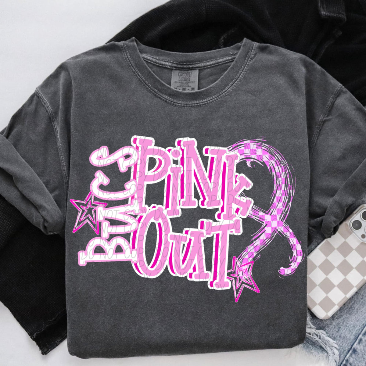 Bucs Pink Out (city) DTF Transfer