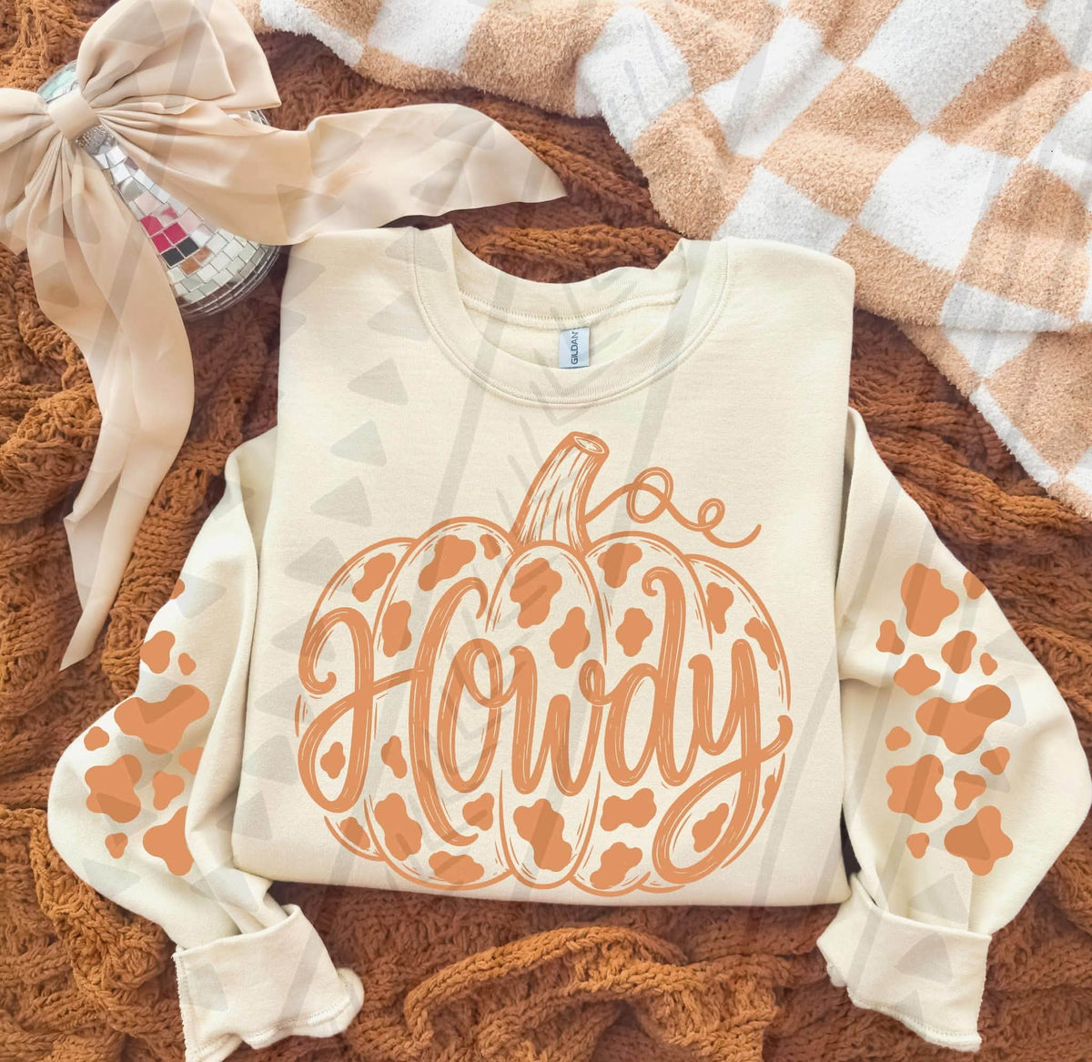 Howdy Orange pumpkin (KAI) DTF Transfer