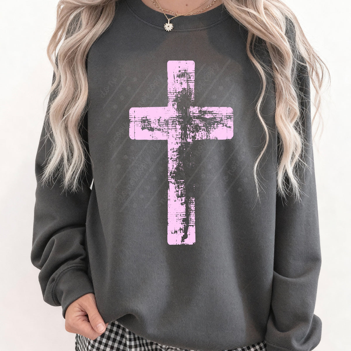 Pink cross (texasgal) DTF Transfer