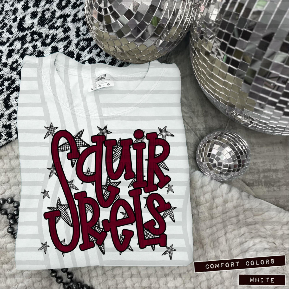 Maroon Staggered Mascots (Caplinger)