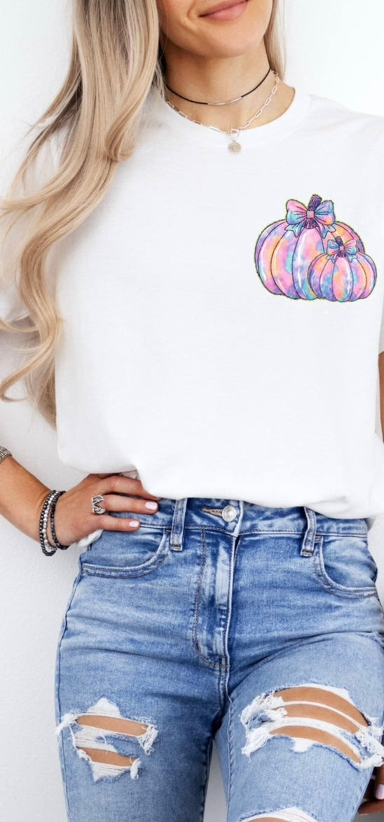 Pastel pumpkins 103296 DTF transfer