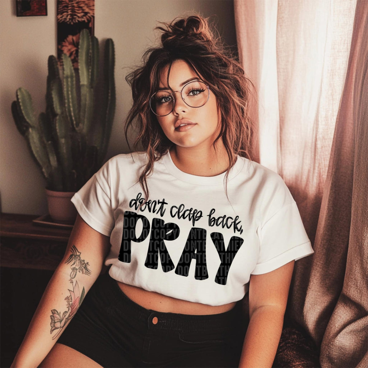 Don’t clap back pray (SDD) 99273 DTF transfer