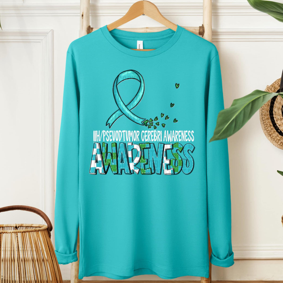 IIH/ Pseuodtumor Gerebri awareness WHITE FONT (SDD) 107717 DTF transfer