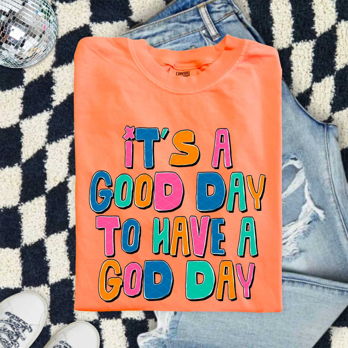 It’s a good day to have a god day (SDD) DTF transfer