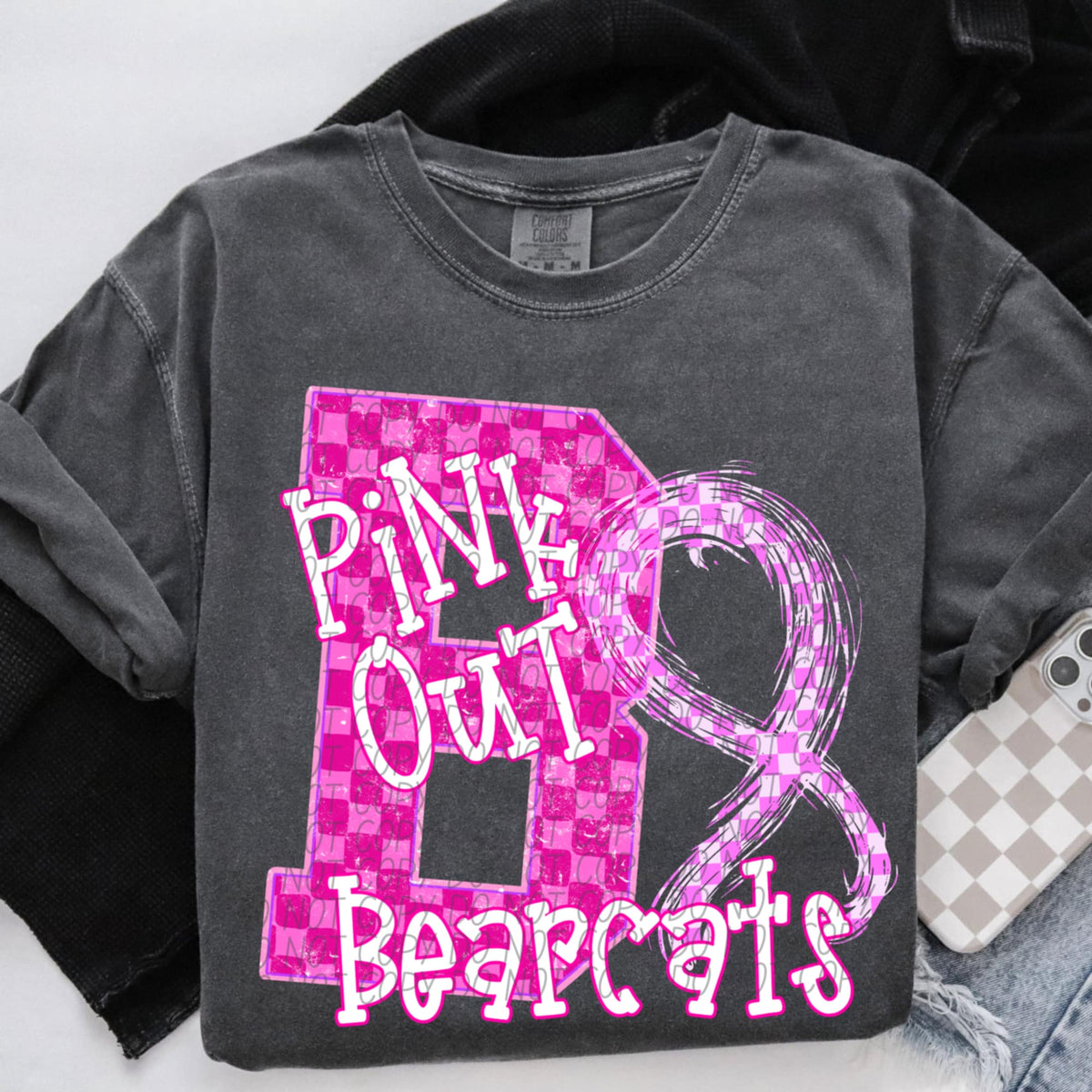 Bearcats Pink Out Varsity (city) DTF Transfer