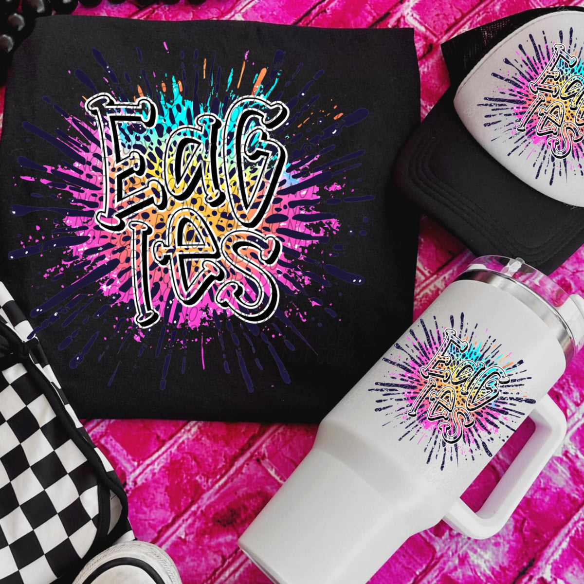 Colorful Burst Mascots (City)