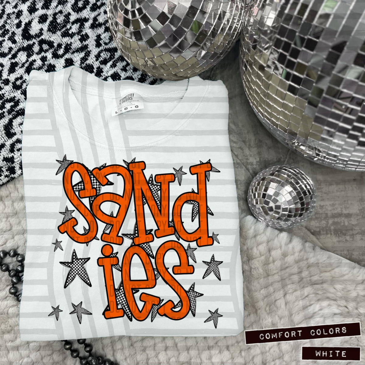 Orange Staggered Mascots (Caplinger)