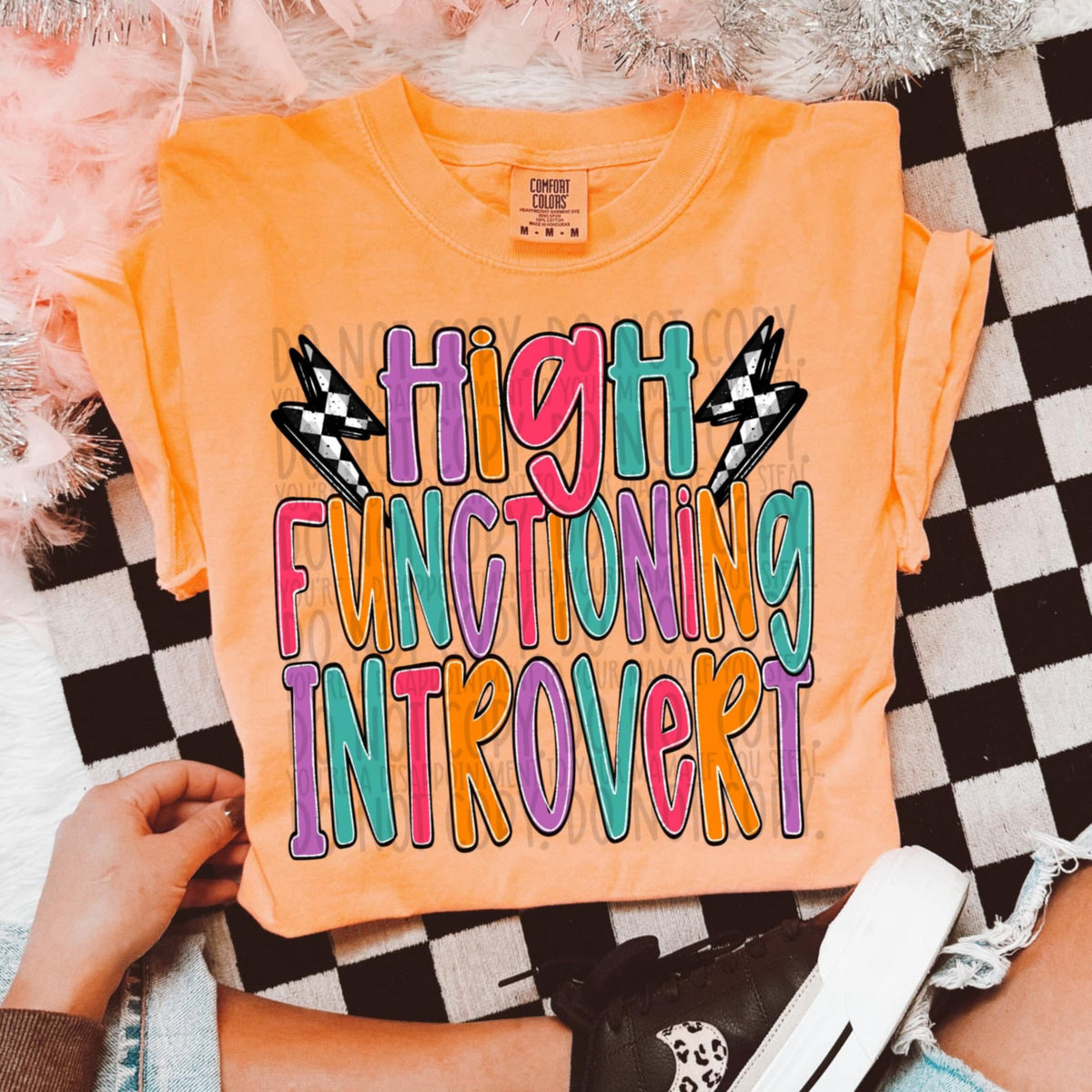 High functioning introvert (SWD) 99370 DTF transfer