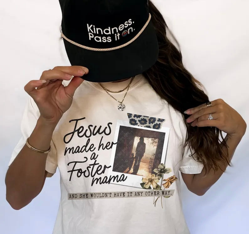 Jesus made her a foster mom 98588 DTF transfer