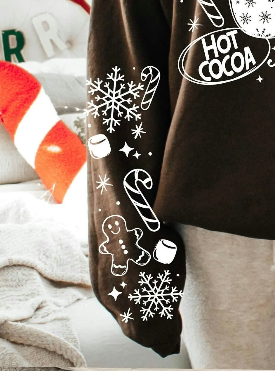 The North Pole hot cocoa company WHITE (set of 2 sleeves) (CSC) Sunday Special DTF transfer