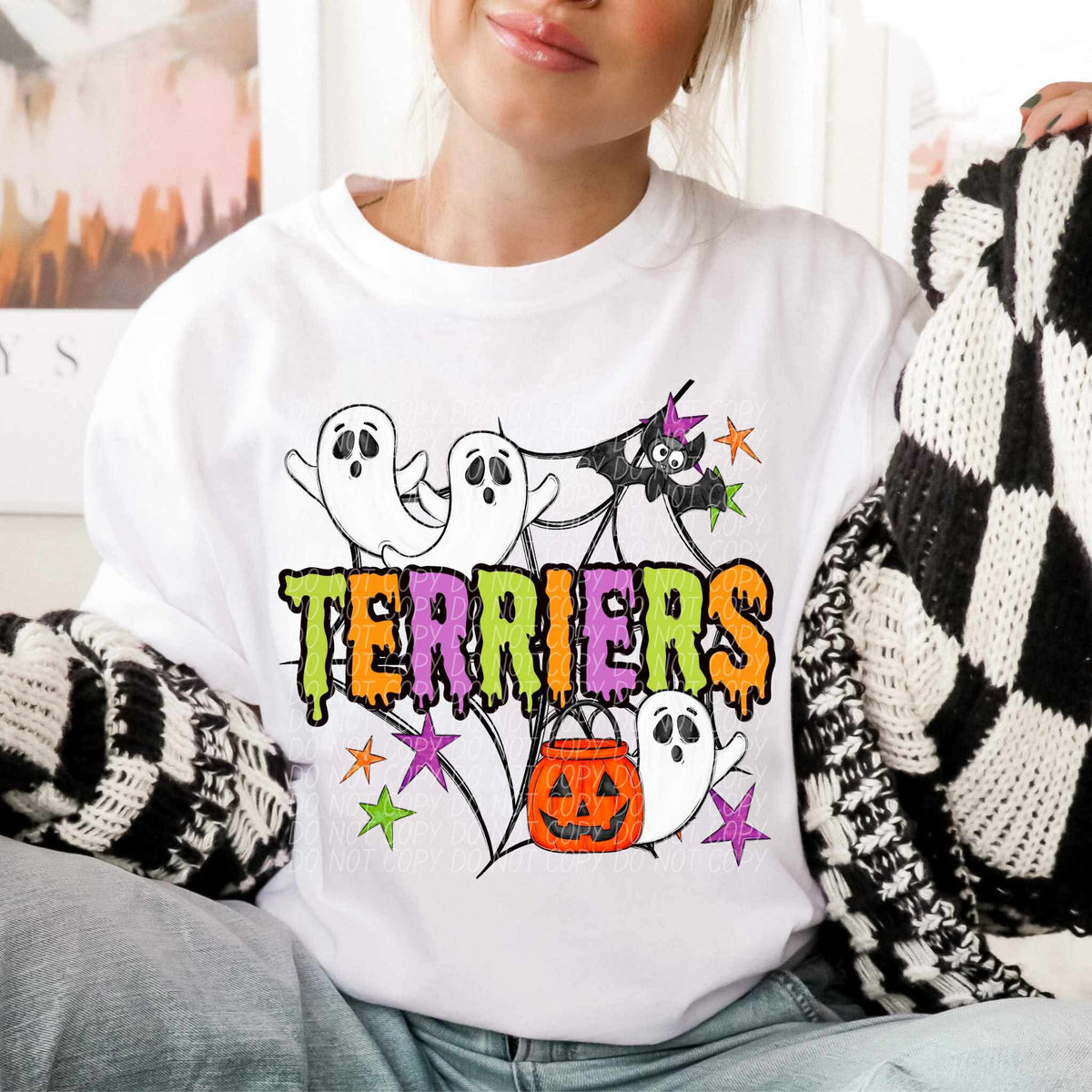 Terriers Halloween (City) DTF transfer