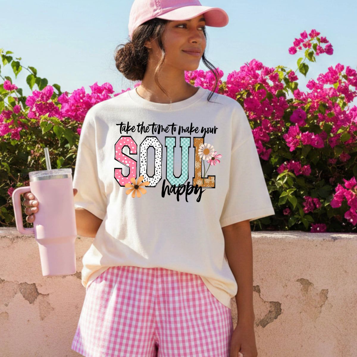 Make your soul happy (black) (CSC) DTF Transfer