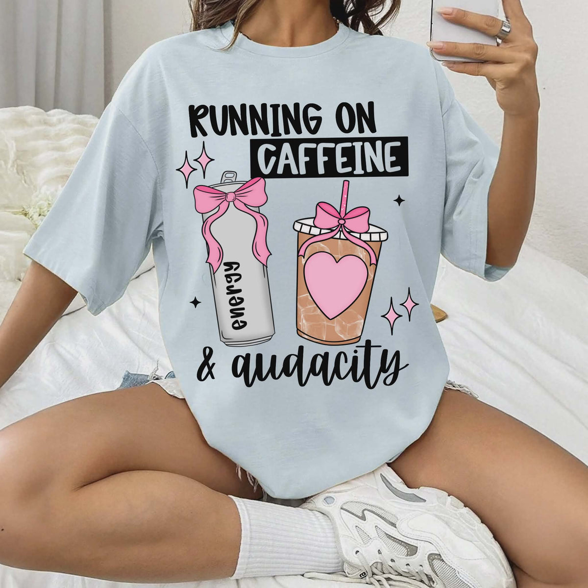 Caffeine and audacity (CMD) DTF Transfer