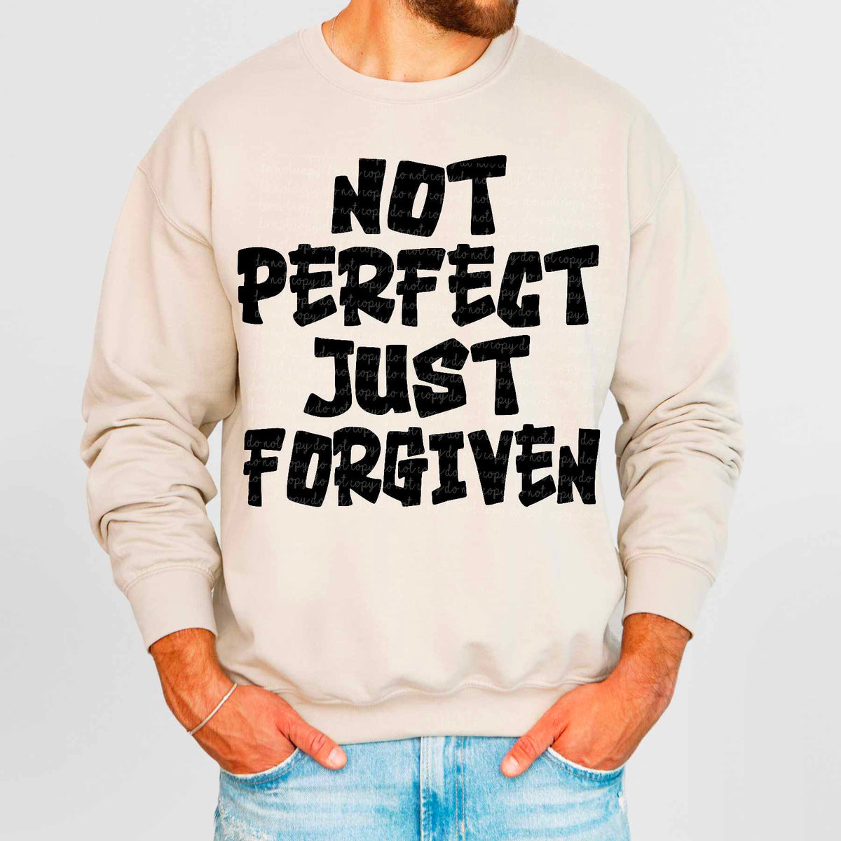 Not perfect just forgiven (CMLD) 84749 DTF transfer