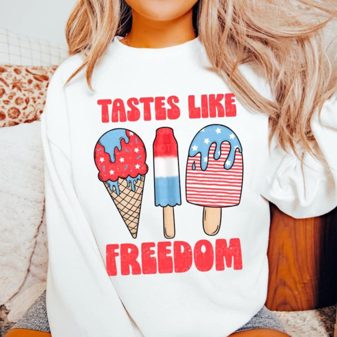 Tastes like freedom popsicles (CMD) 96169 DTF transfer