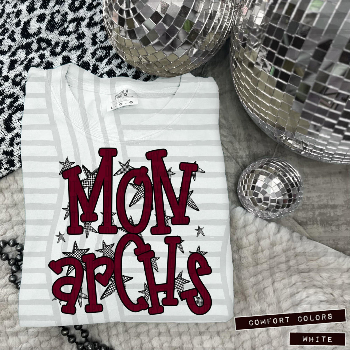 Maroon Staggered Mascots (Caplinger)