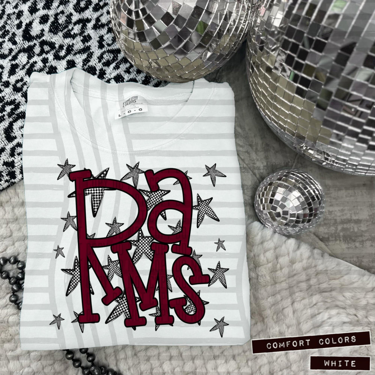 Maroon Staggered Mascots (Caplinger)