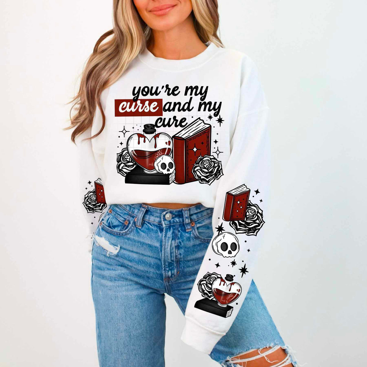 You’re my curse and my cure FRONT (CSC) 84273 DTF transfer