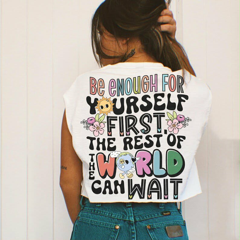Be enough for yourself first Sunday Special DTF transfer