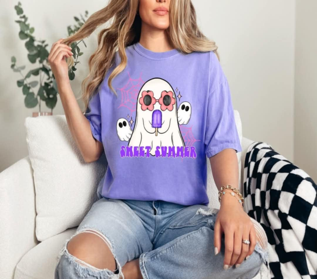 Sweet summer ghosts (40E) 96869 DTF transfer