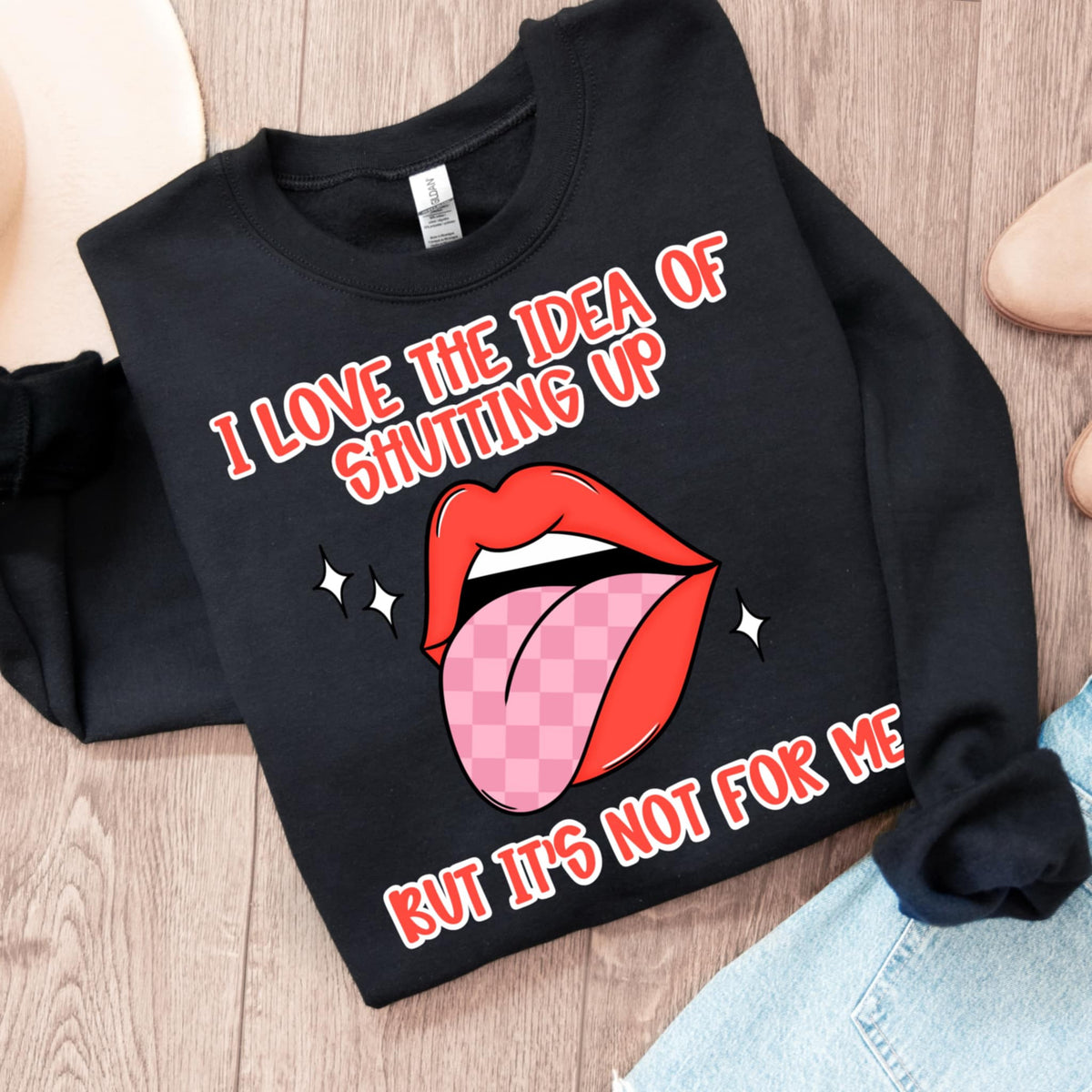 I love the idea of shutting up but it’s not for me (CMLD) 94817 DTF transfer