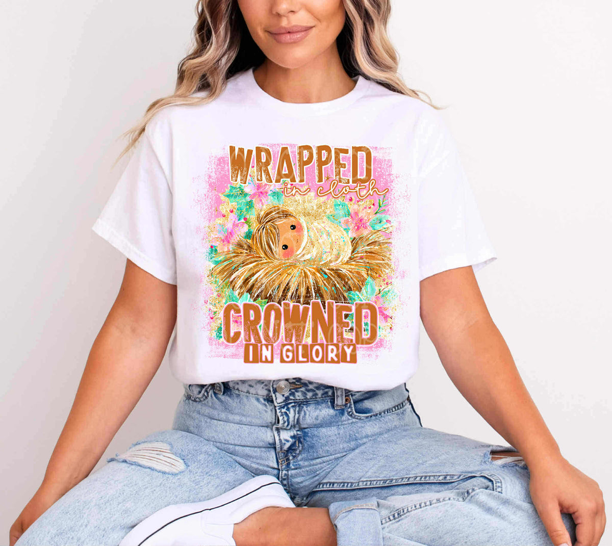 Wrapped in cloth, crowned in glory (C’s) DTF Transfer