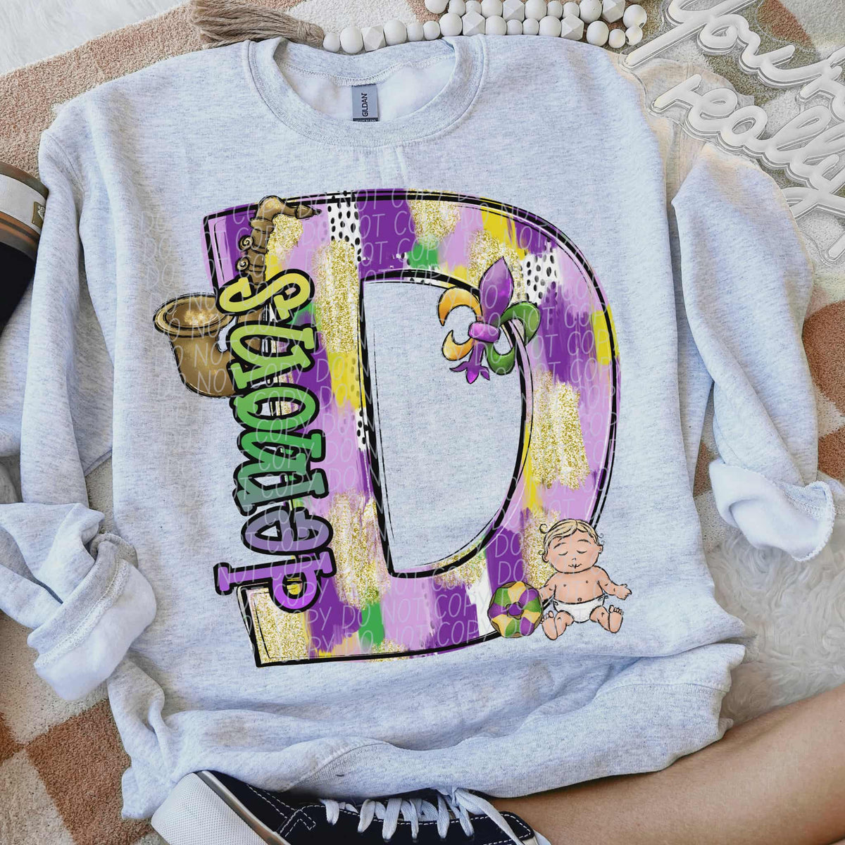 Demons Mardi Gras (city) DTF Transfer