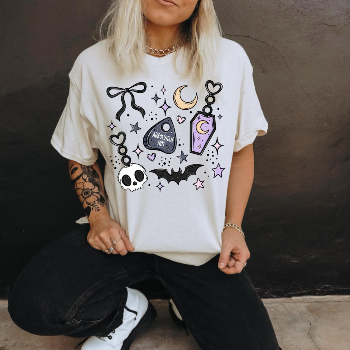 Witchy collage (CSC) 92322 DTF transfer