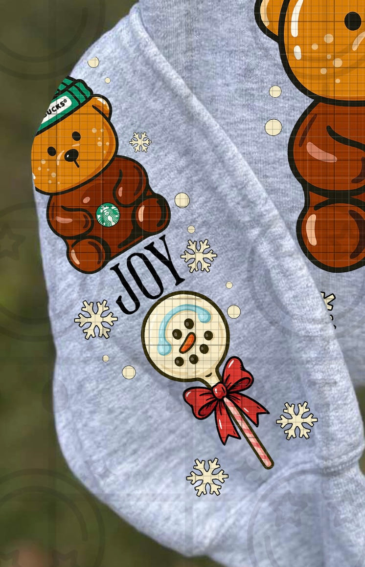 Joy to the world coffee and cake pop (HW) (HW) DTF transfer