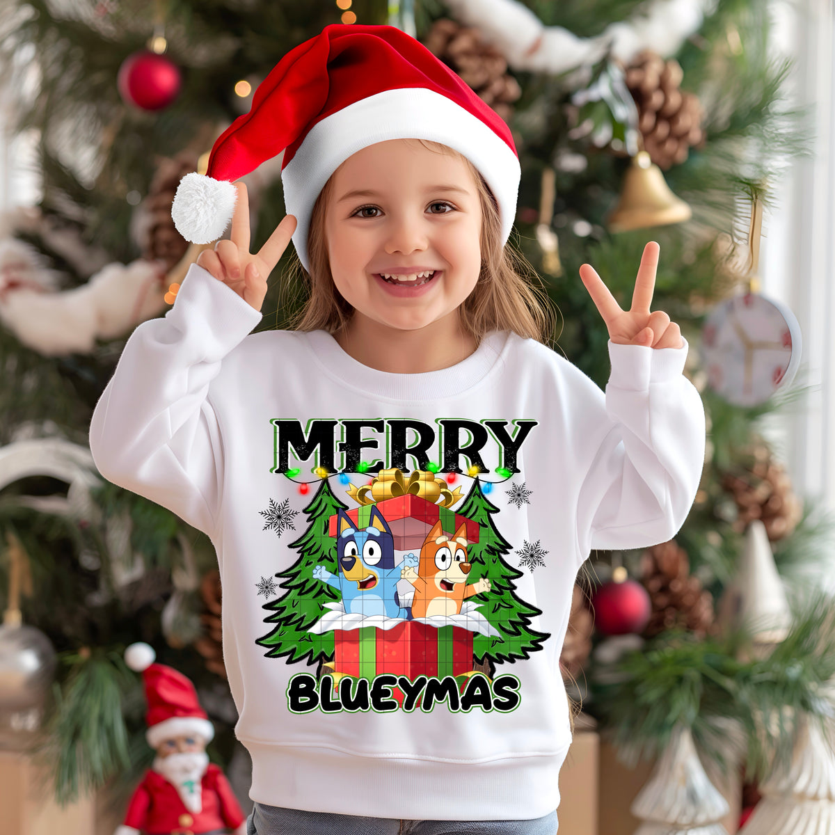 Merry Bluemas (DDD) DTF transfer