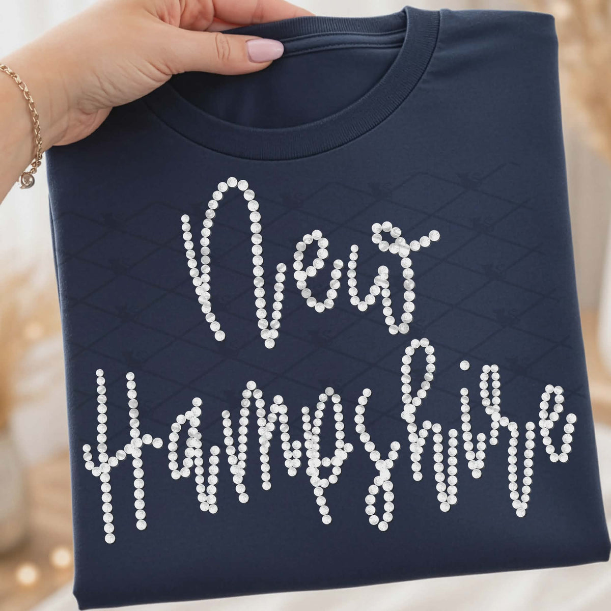 New Hampshire faux beads (TTD) DTF Transfer