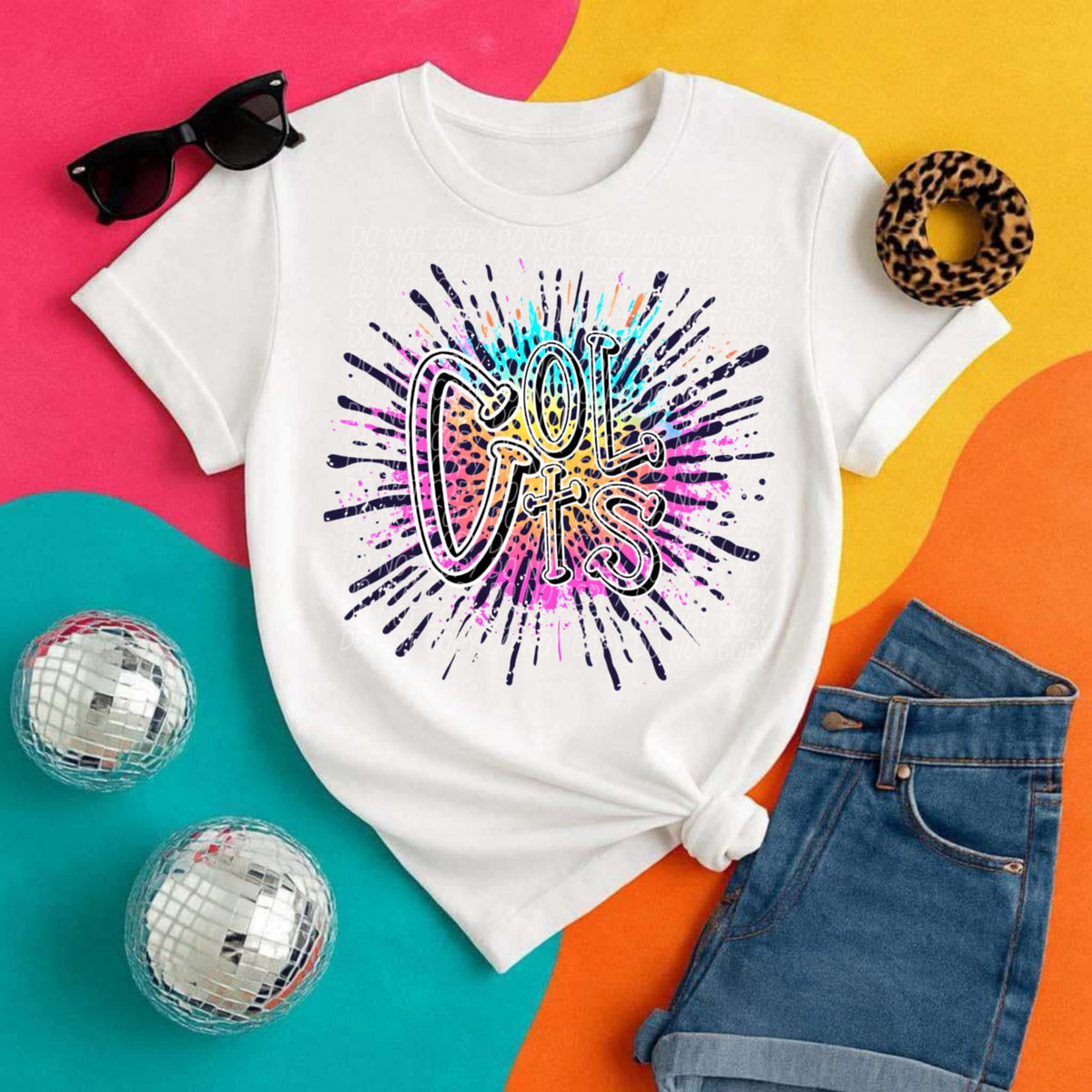 Colorful Burst Mascots (City)