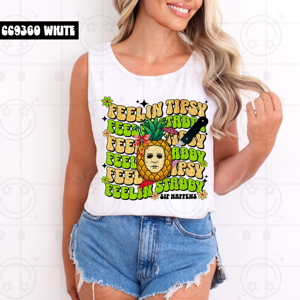 Feelin tipsy (HW) 99448 DTF transfer