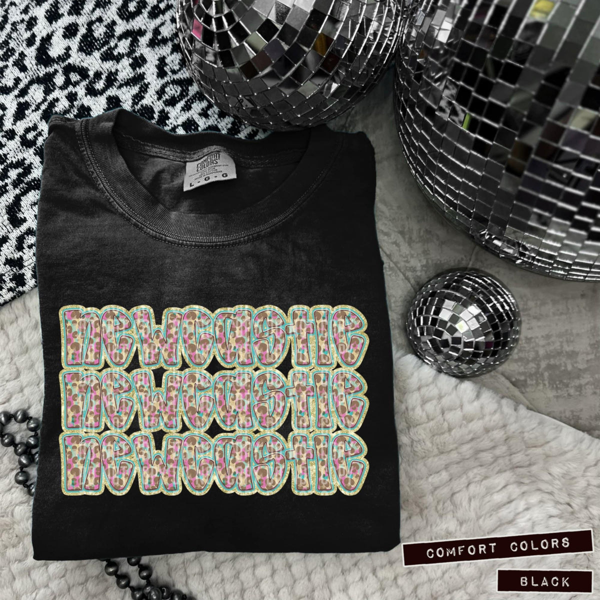 Newcastle Leopard Stacked (Caplinger) 98511 DTF transfer