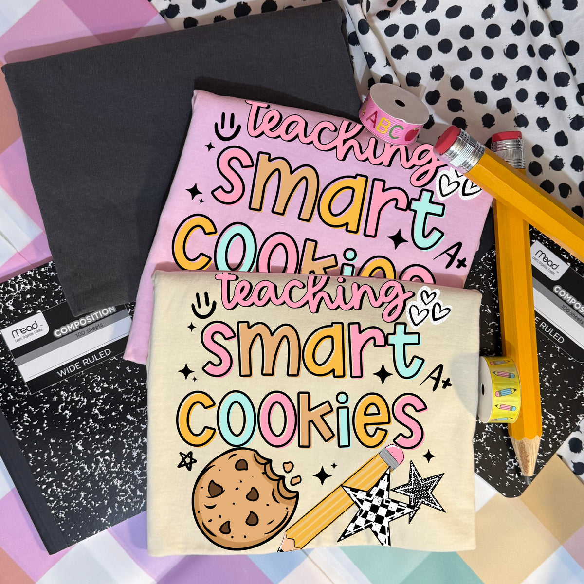 Teaching smart cookies (CSC) DTF Transfer