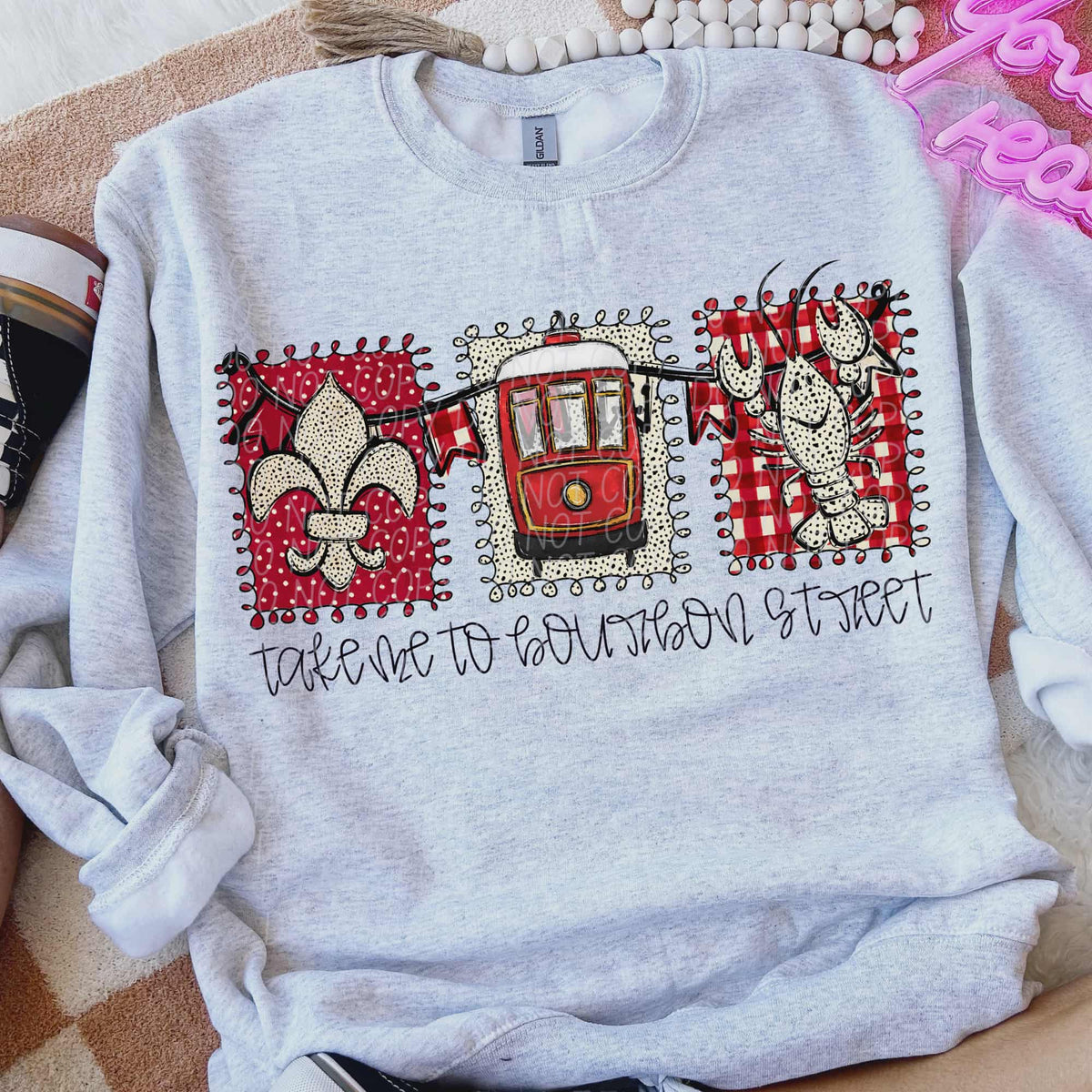 Take me to Bourdon street frames (city) DTF Transfer