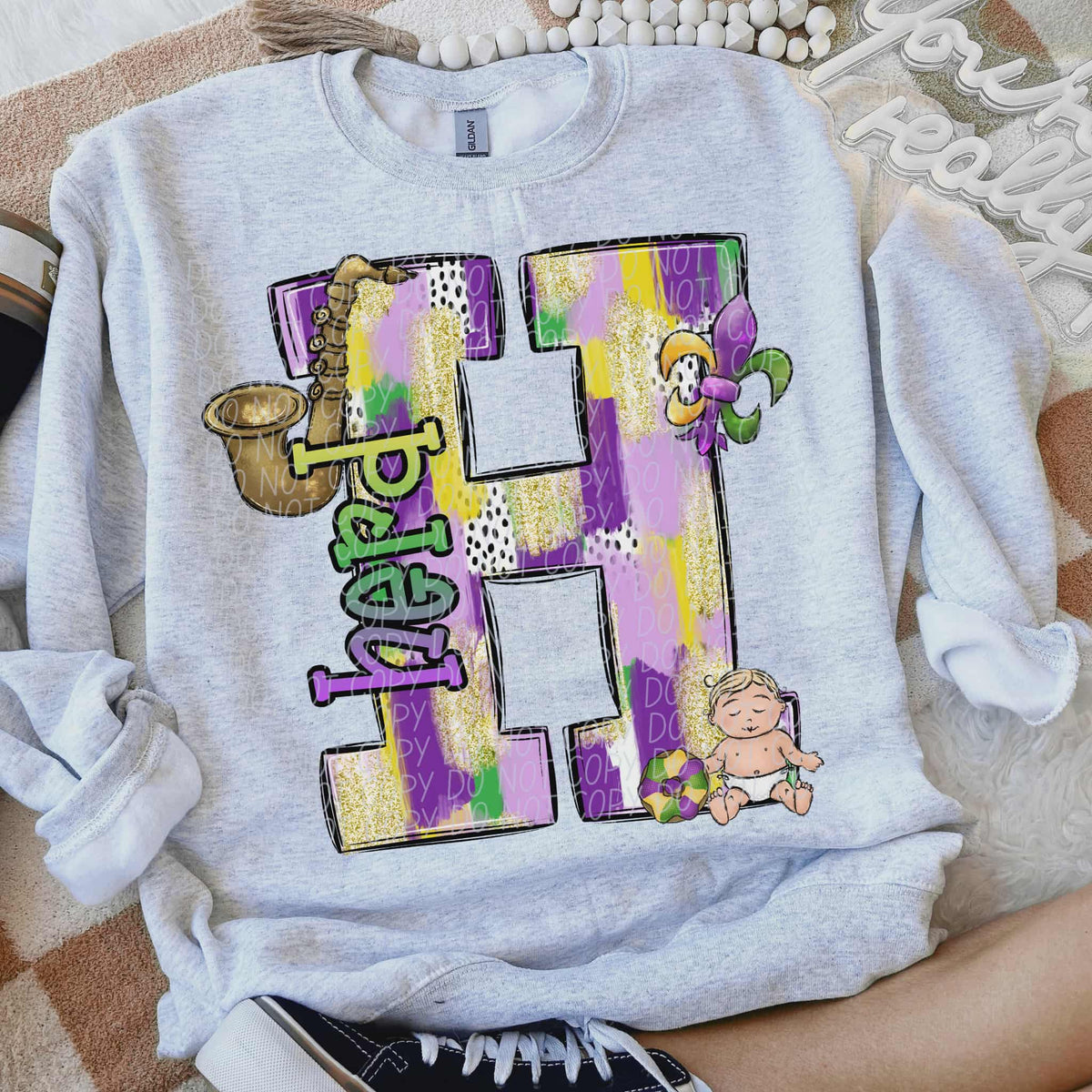 Herd Mardi Gras (city) DTF Transfer