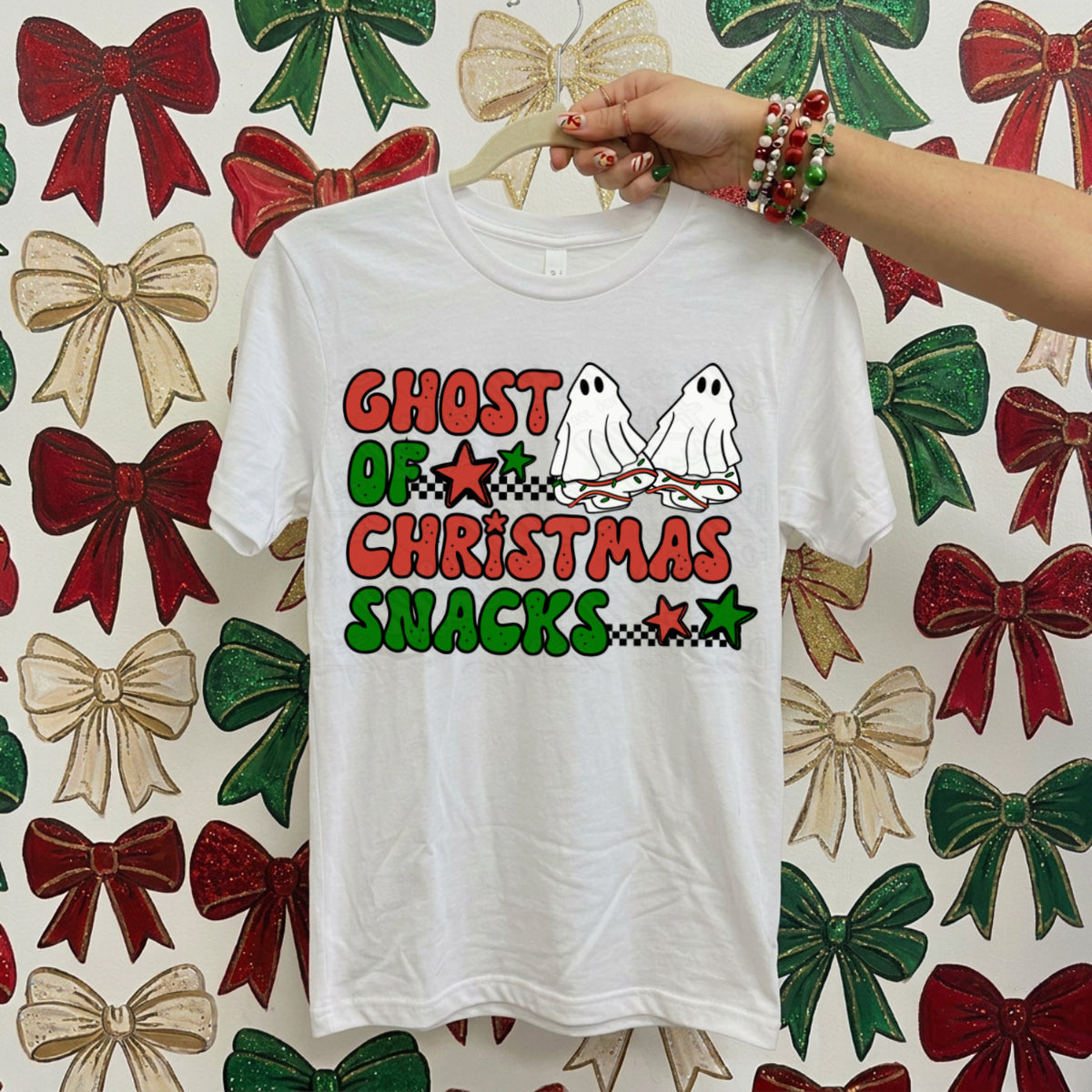 Ghost of Christmas snacks DTF Transfer